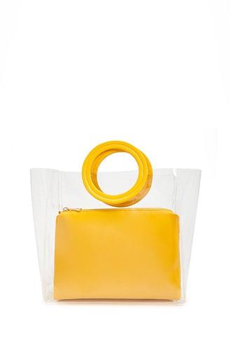 forever 21 yellow purse