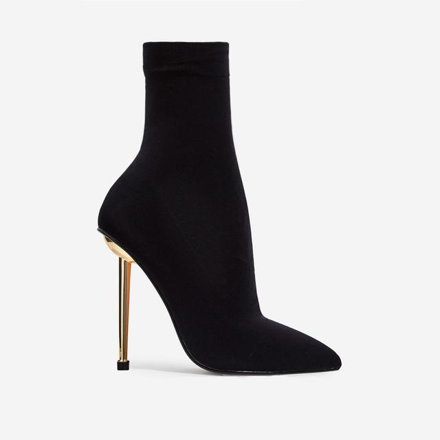 Jade Ankle Sock Boot In Black Knit from 