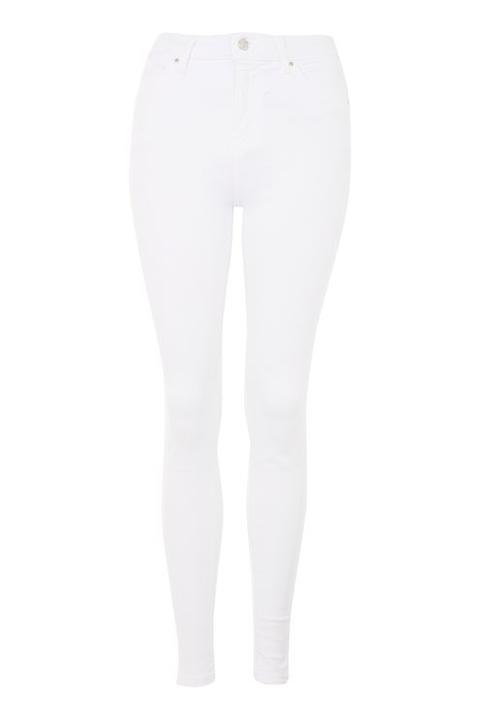 Moto White Jamie Jeans