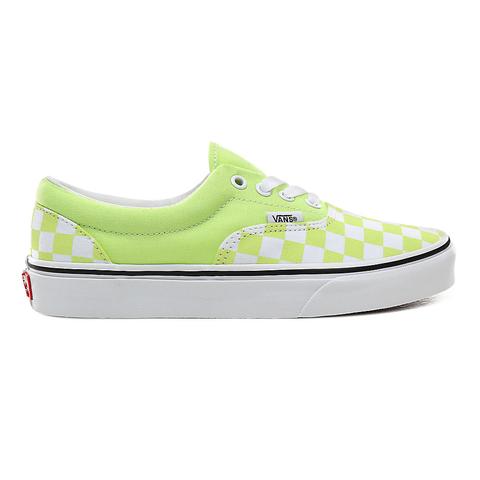 vans checkerboard green