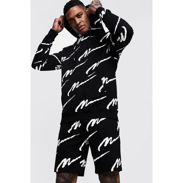 boohooman black tracksuit
