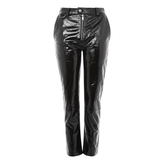 topshop vinyl trousers