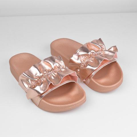 Jenny - Bronze Frill Sliders