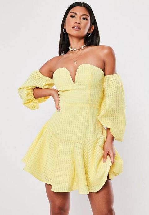 missguided puffball dress