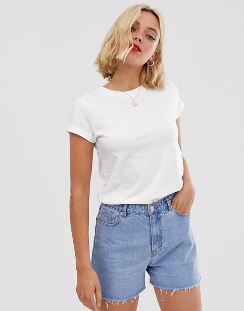 Brave Soul - Eleanor - T-shirt Basic - Bianco