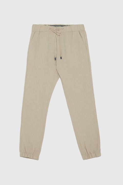 Linen Jogging Trousers