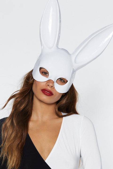 Womens You Ok Bun Bunny Mask