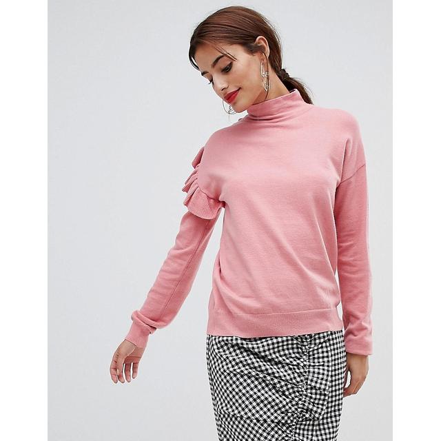 frill turtleneck