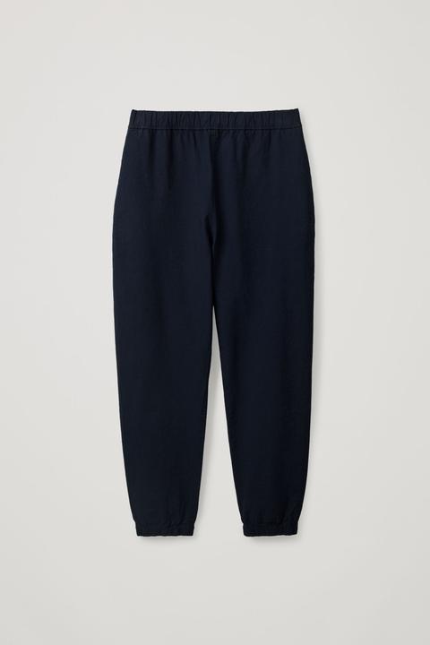 Cotton Seersucker Trousers