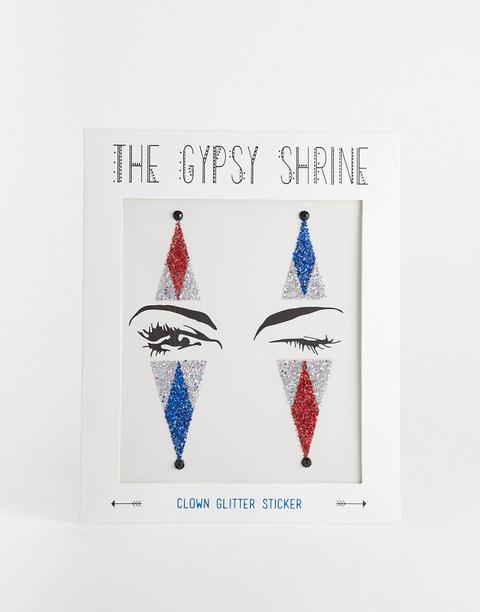 The Gypsy Shrine - Adesivo Con Viso Di Clown - Multicolore