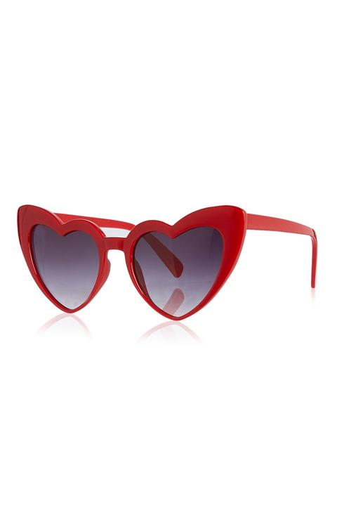 Balenciaga hot sale heart sunglasses