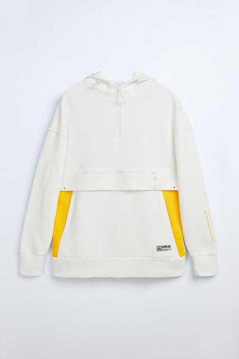Sudadera Canguro Combinado