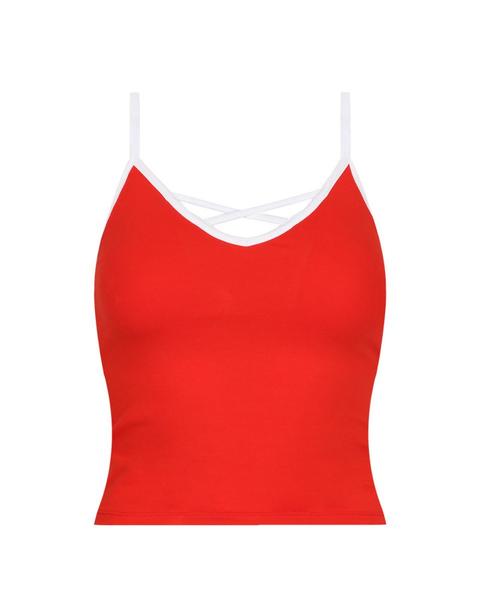 Top Rosso Corto