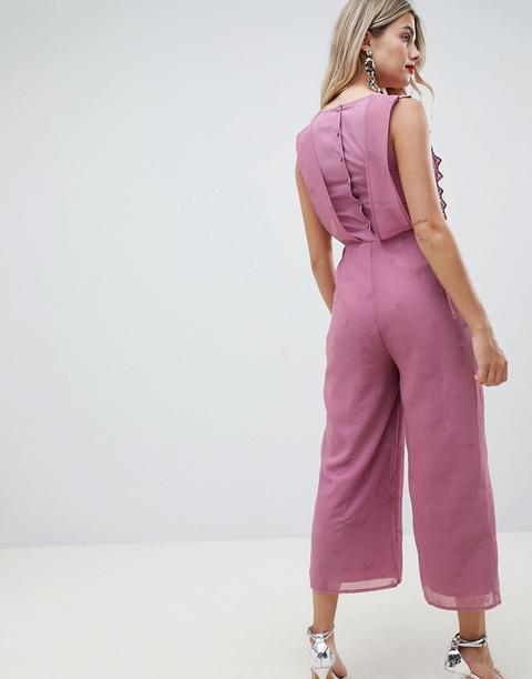 asos purple jumpsuit