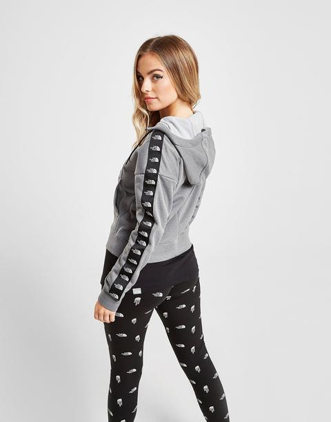 grey north face hoodie womens