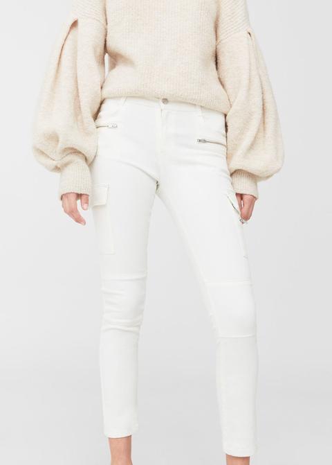 Pantalón Pitillo Cremalleras