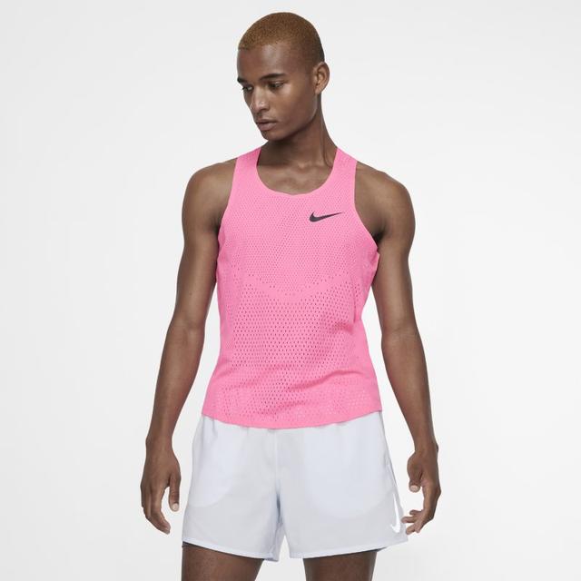 pink nike running vest