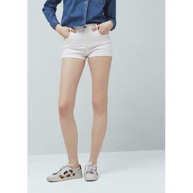 Short Denim Blanco from Mango on 21 Buttons