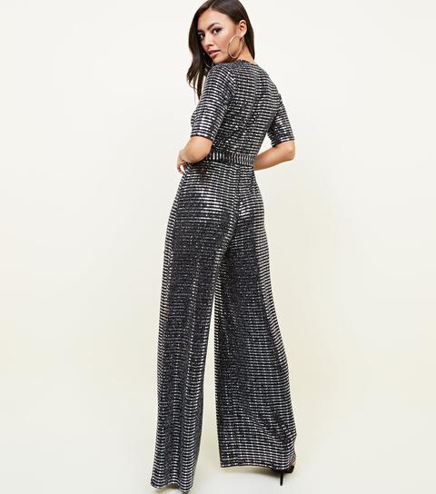 new look sequin jumpsuit