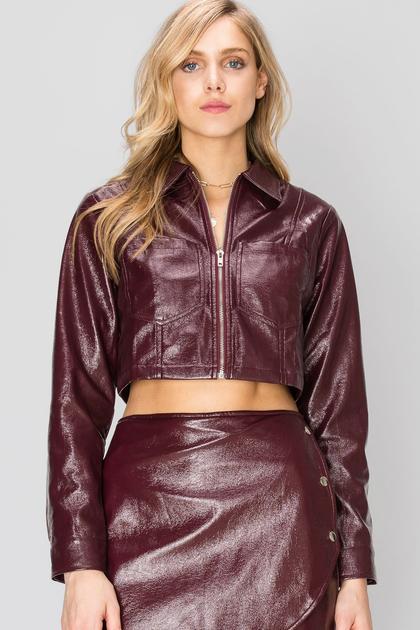 Ianna Pleather Jacket