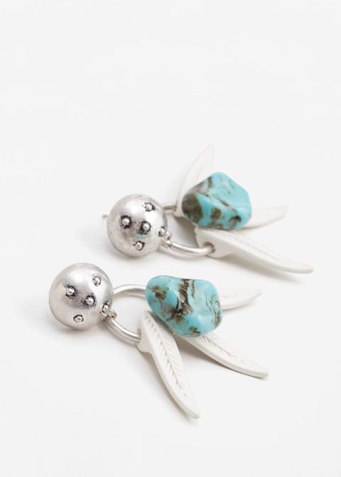 Pendientes Colgantes Piedra