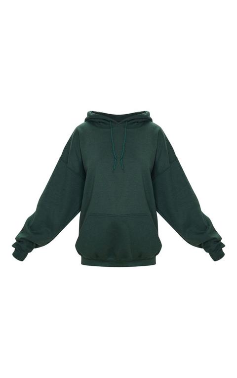 Forest green oversized hoodie Clearance