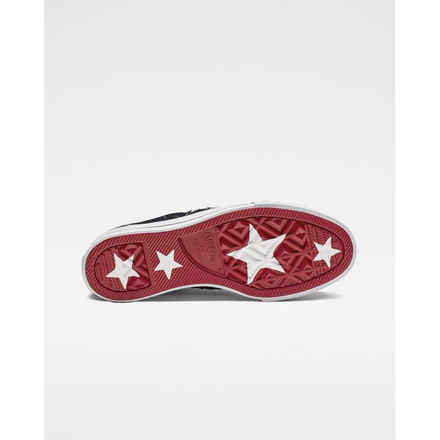 one star platform canvas star low top