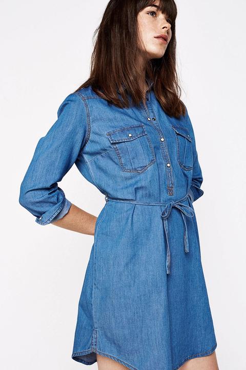 Vestido Denim Camisero