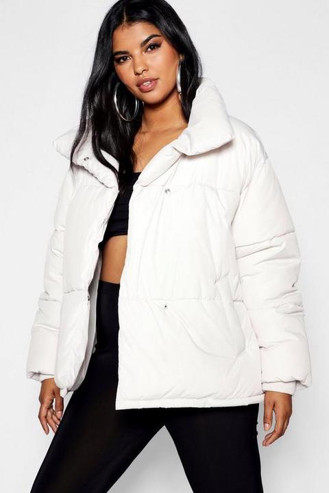 Plus Oversized Soft Puffer Jacket