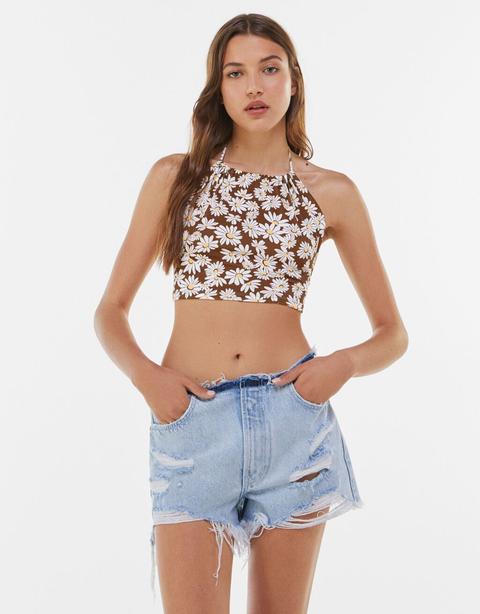 Top Print Flores