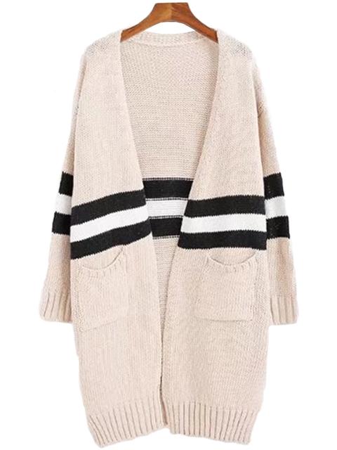 'estrella' Stripe Colorblock Cardigan