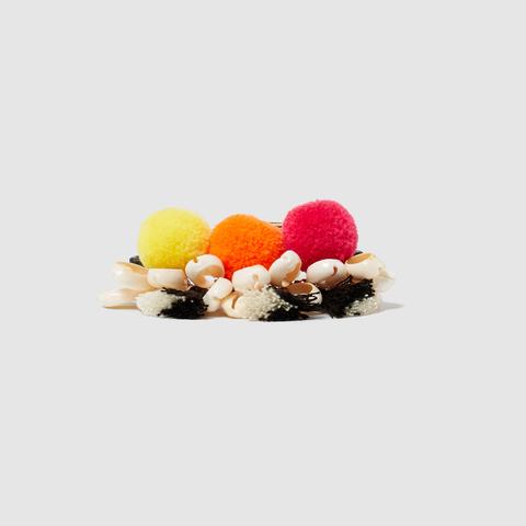 Pulsera Conchas Pompones