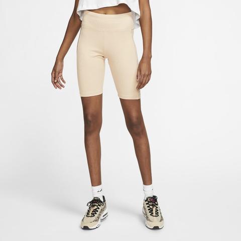 Nike Air Pantalón Corto De Ciclismo - Mujer - Blanco