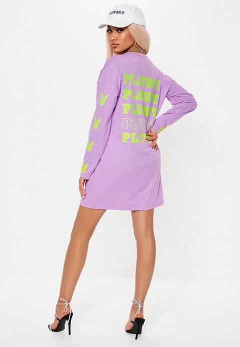 Playboy missguided t shirt on sale dress