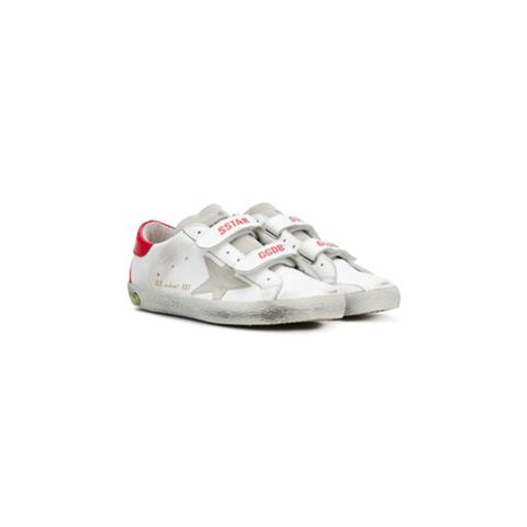 Golden Goose Kids Baskets Old School - Blanc