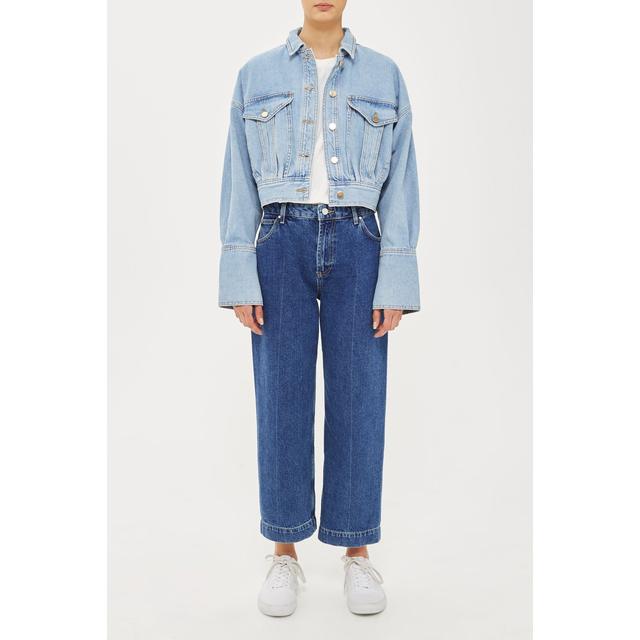 cropped topshop denim jacket