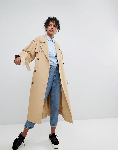 Gabardina Clásica Press Collection De Monki