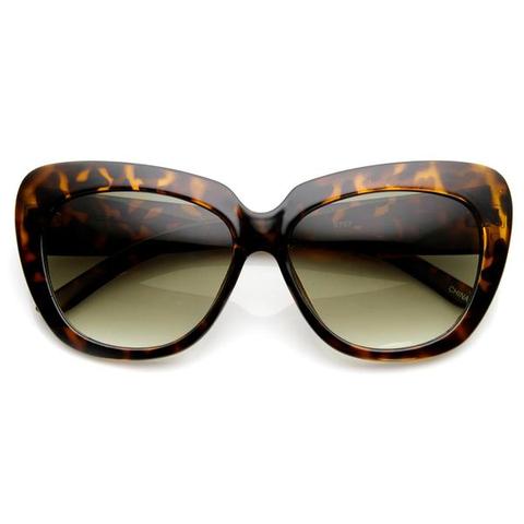 Oversize Womens Designer Cateye Fashion Sunglasses 9163