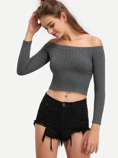 shein crop top manga larga