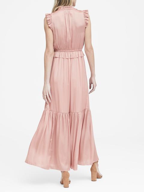 banana republic soft satin dress