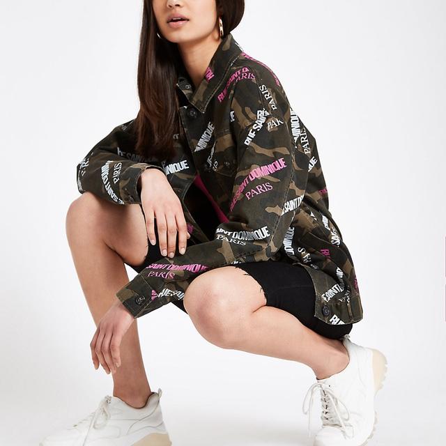 river island army jacket