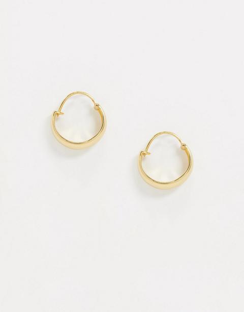 Pendientes De Aro Ancho En Dorado De & Other Stories