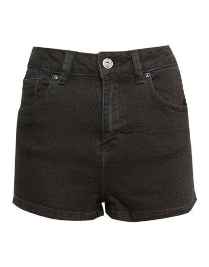 Short Vaquero Elástico Tiro Alto