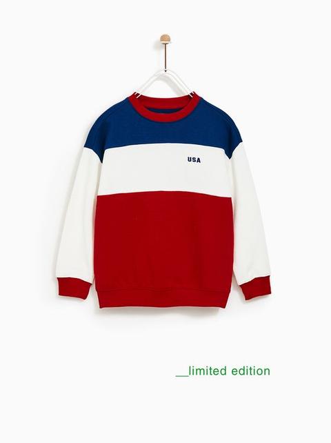 Sudadera Franjas Colores