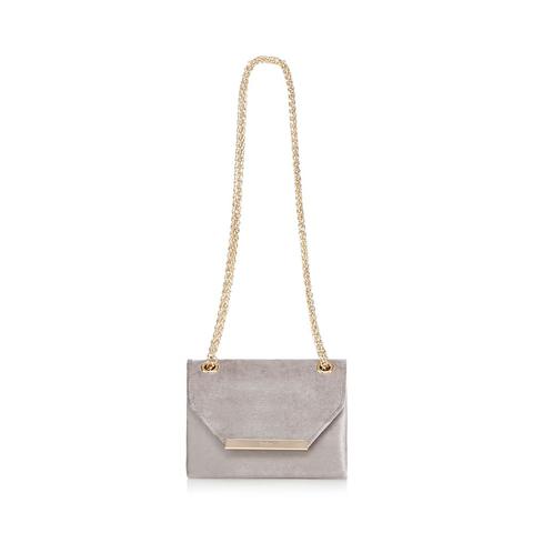 Faith - Grey Velvet 'paradise' Cross Body Bag