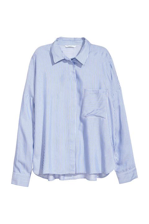 Camisa Amplia - Azul