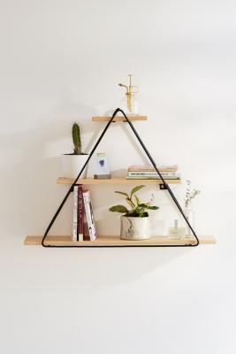 Tiered Triangle Wall Shelf