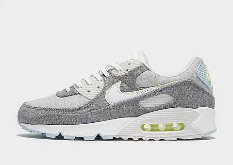 Nike Chaussure Nike Air Max 90 Nrg Pour Homme - Vast Grey/barely Volt/celestine Blue/white, Vast Grey/barely Volt/celestine Blue/white