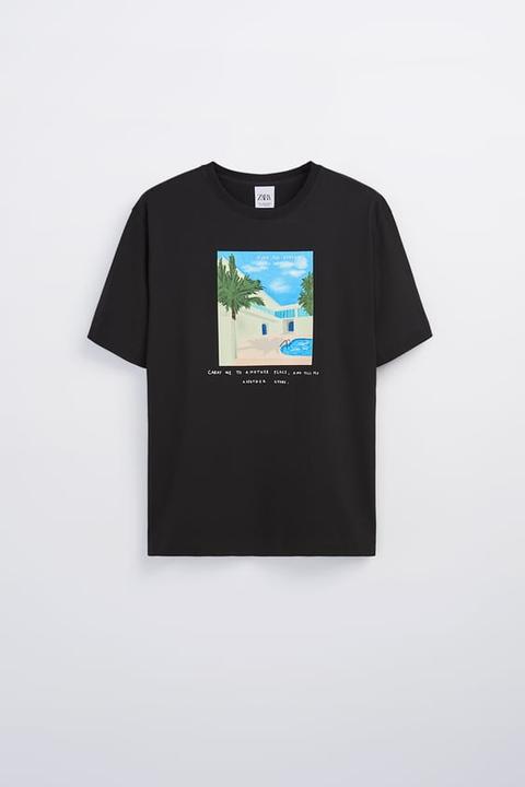 Camiseta Estampado Piscina