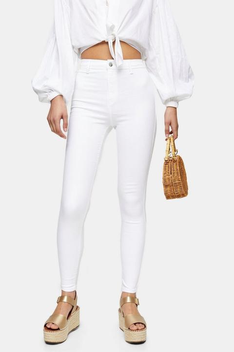 White Joni Skinny Stretch Jeans